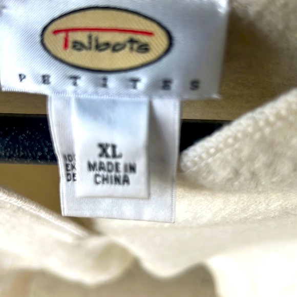 NWOT Talbots Petite XL holiday Wool sweater,jacket. - Picture 3 of 6